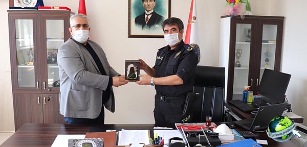 Mehmet Tartan İlçe Emniyet Müdürlüğünü Ziyaret etti