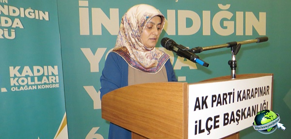 AK Parti Karapınar İlçe Kadın  Kolları 6. Olağan Kongresi Yapıldı