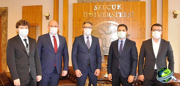 Selçuk Üniversitesi  Rektörü Prof. Dr. Metin Aksoy'a Ziyaret