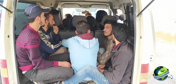 Jandarma Ekipleri; Yol Kontrolünde12 Kaçak Göçmen Yakalandı